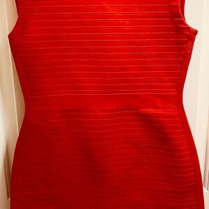 Tory Burch Vibrant Red Mini Dress
